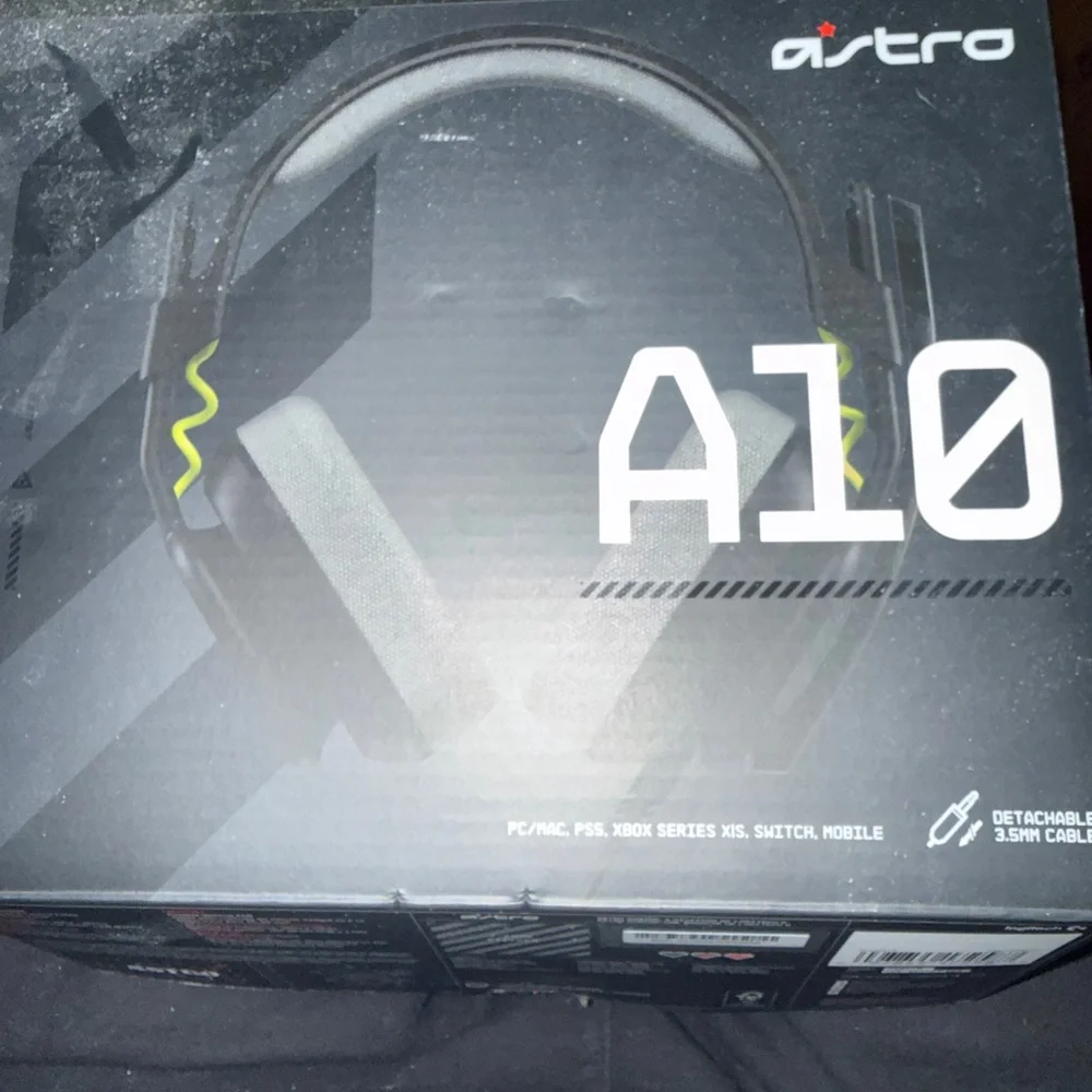 Logitech A10 Headset - Black and Gray